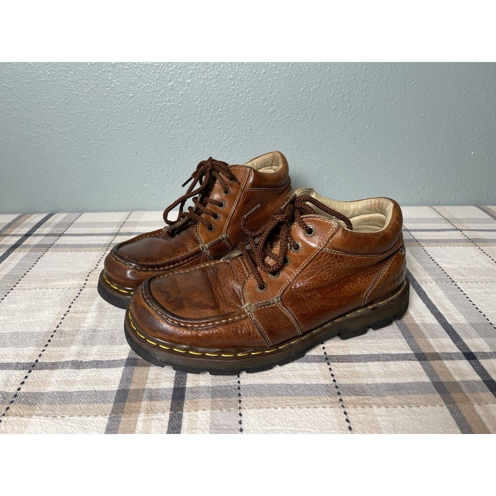 Dr. Martens 11525 Mens Shoes Brown Leather Boots Size US 13 Chuncky Avant Garde